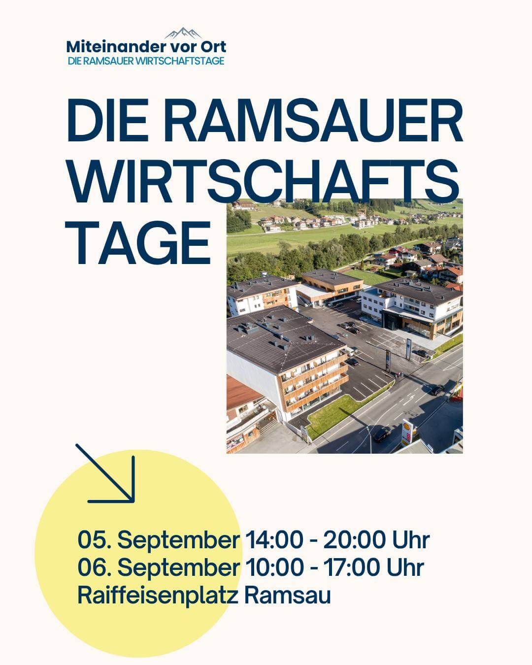 Ein Flyer der Ramsauer Wirtschaftstage