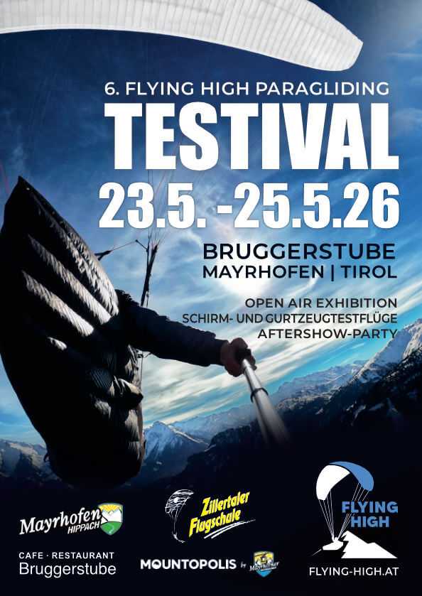 Paragleit Testival Flyer